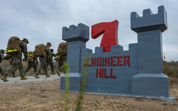 1st MLG Marines and Sailors celebrate unit birthday with a 5k Hike