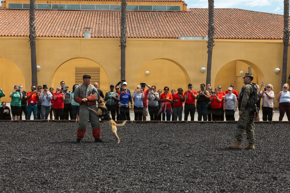 Educators from Texas visit MCRD San Diego
