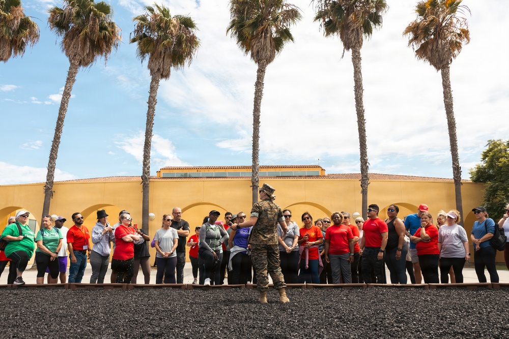 Educators from Texas visit MCRD San Diego