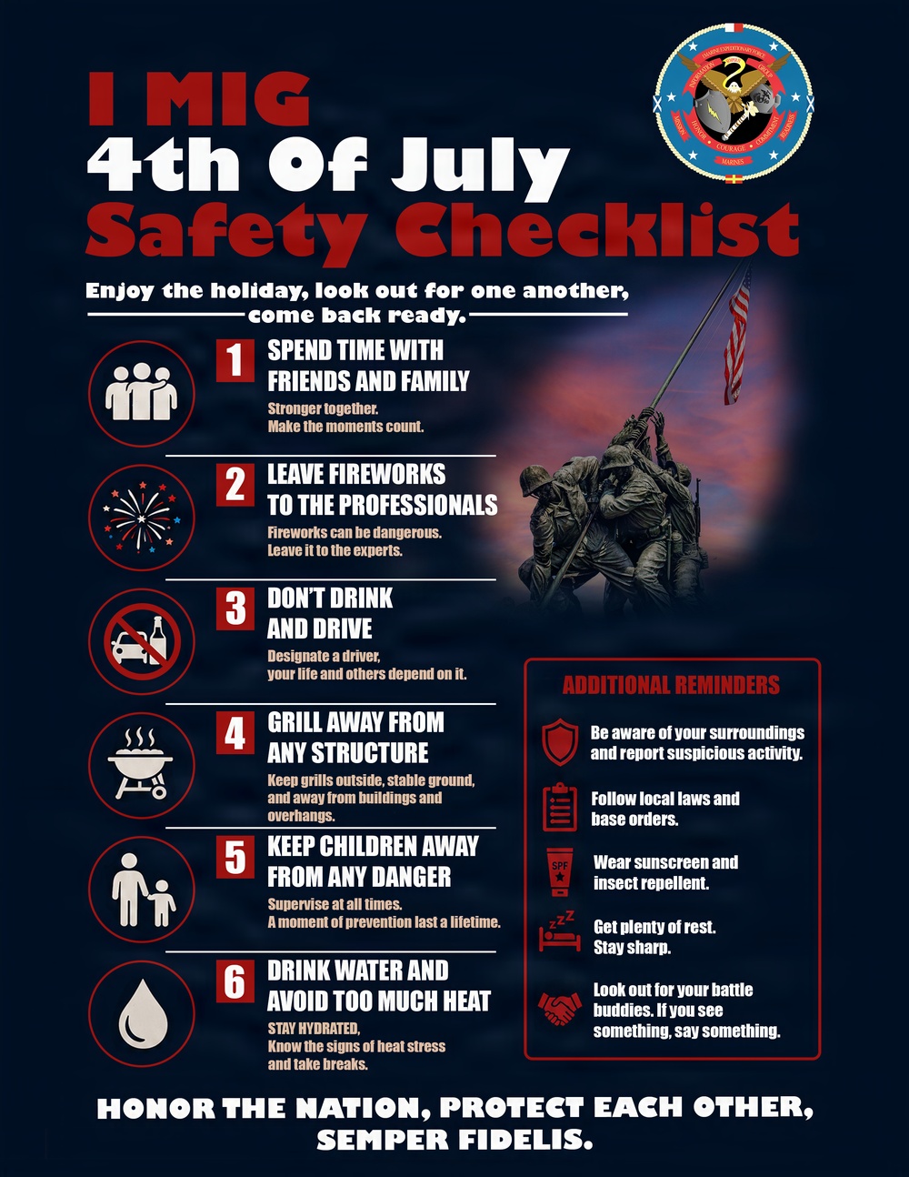 4th of July Safety Checklist