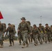 1st MLG Marines and Sailors celebrate unit birthday with a 5k Hike