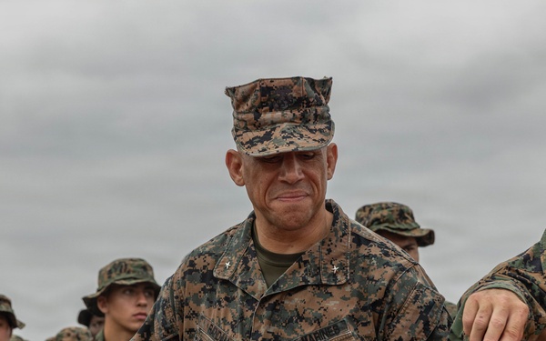 1st MLG Marines and Sailors celebrate unit birthday with a 5k Hike