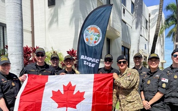 Canadian service members celebrate Canada Day during RIMPAC 2026