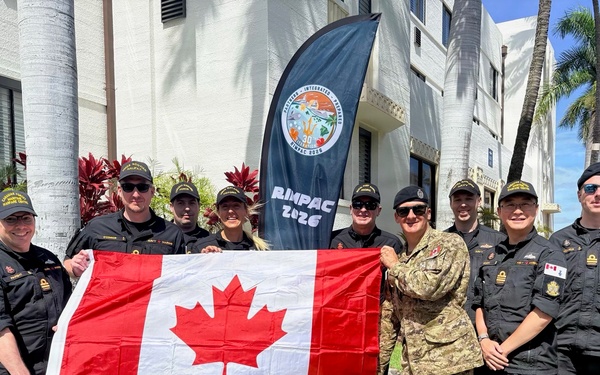 Canadian service members celebrate Canada Day during RIMPAC 2026