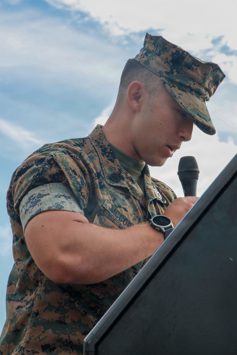 MWSS-174 holds change of command ceremony
