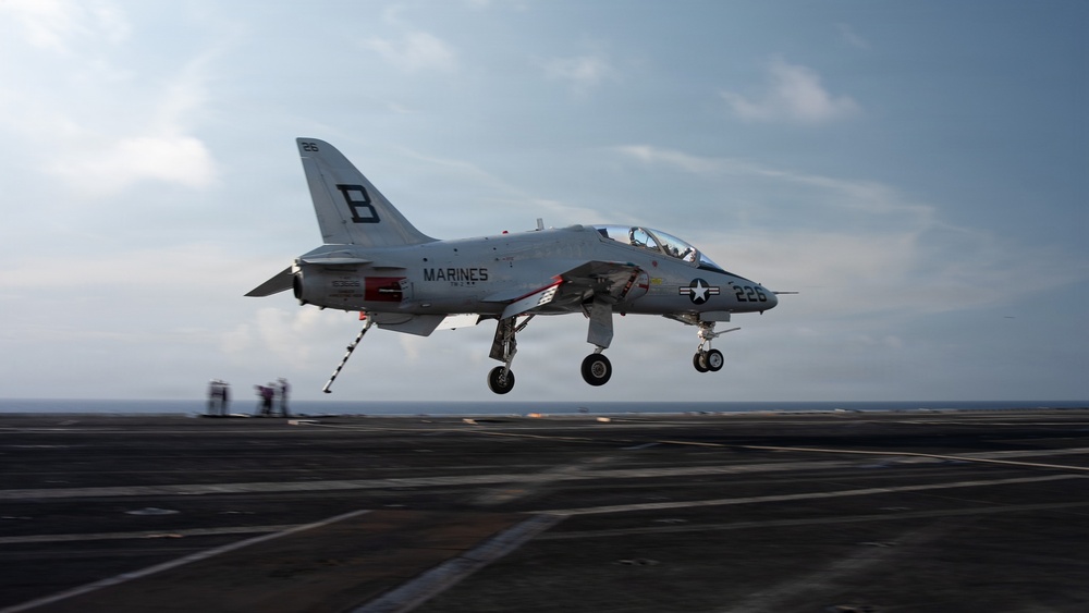IKE conducts carrier qualifications with CNATRA