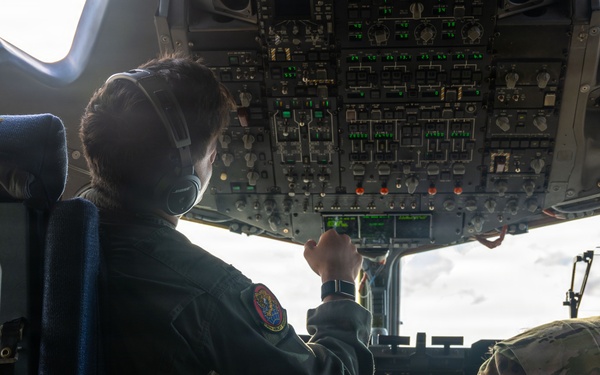 535th Airlift Squadron performs routine training