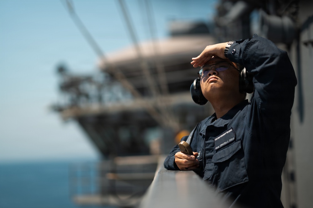 IKE conducts carrier qualifications with CNATRA