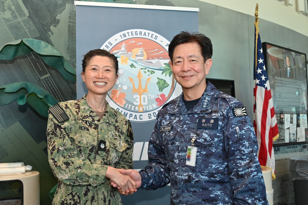 JMSDF chief of staff visits Ford Island during RIMPAC 2026