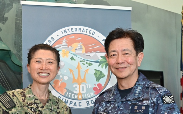 JMSDF chief of staff visits Ford Island during RIMPAC 2026