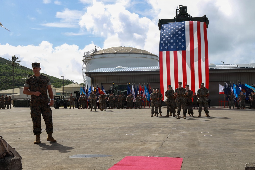 MWSS-174 holds change of command ceremony