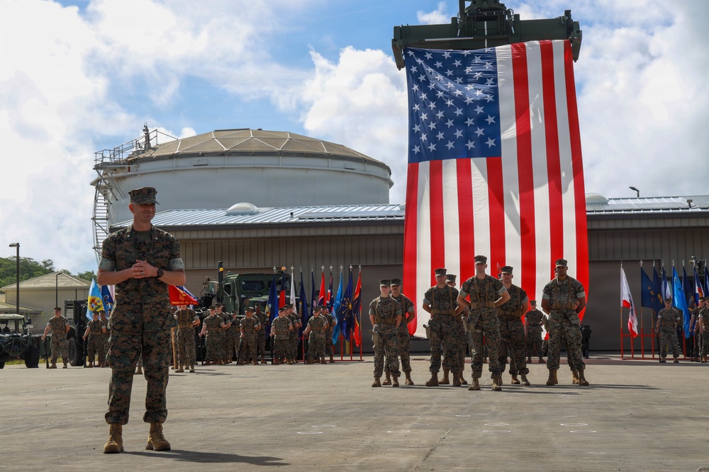MWSS-174 holds change of command ceremony