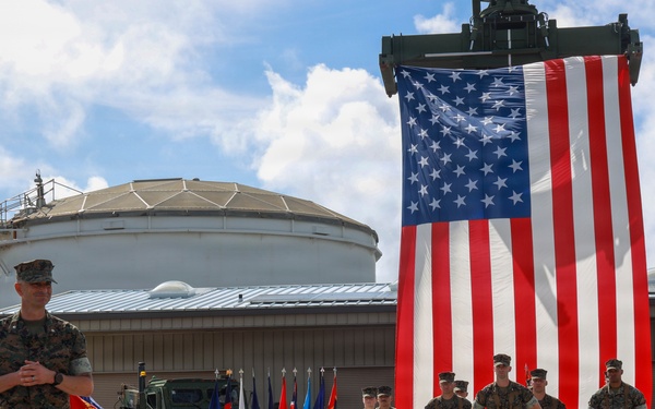 MWSS-174 holds change of command ceremony