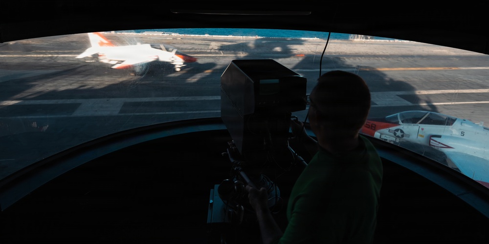 IKE conducts carrier qualifications with CNATRA