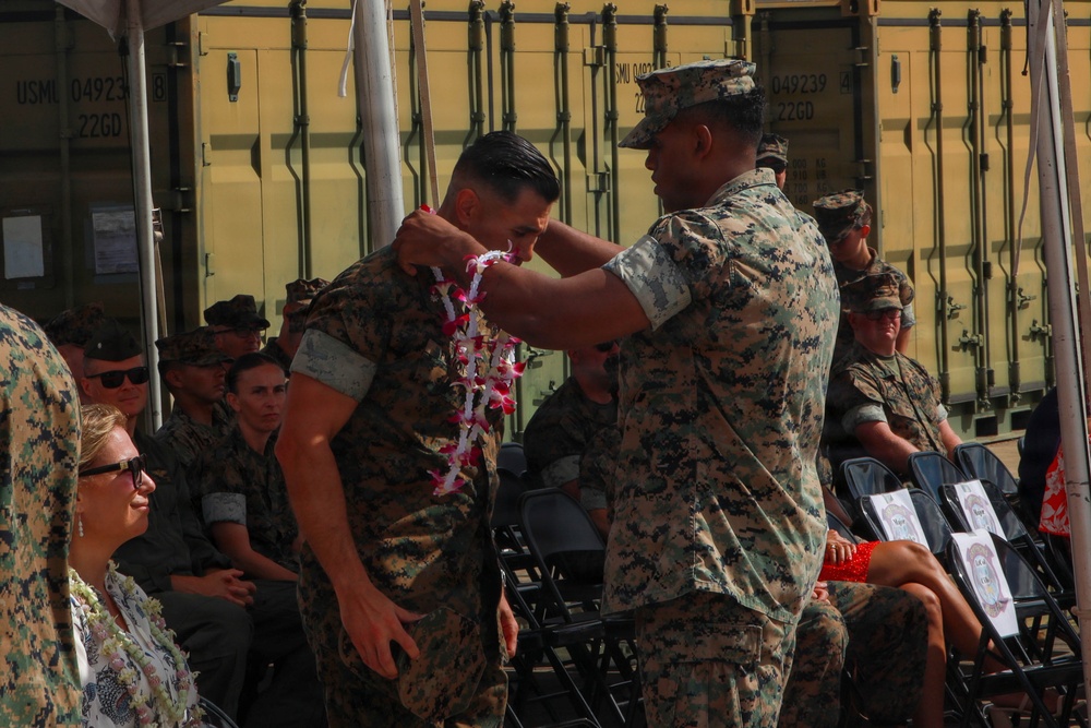 MWSS-174 holds change of command ceremony