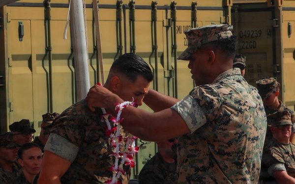 MWSS-174 holds change of command ceremony