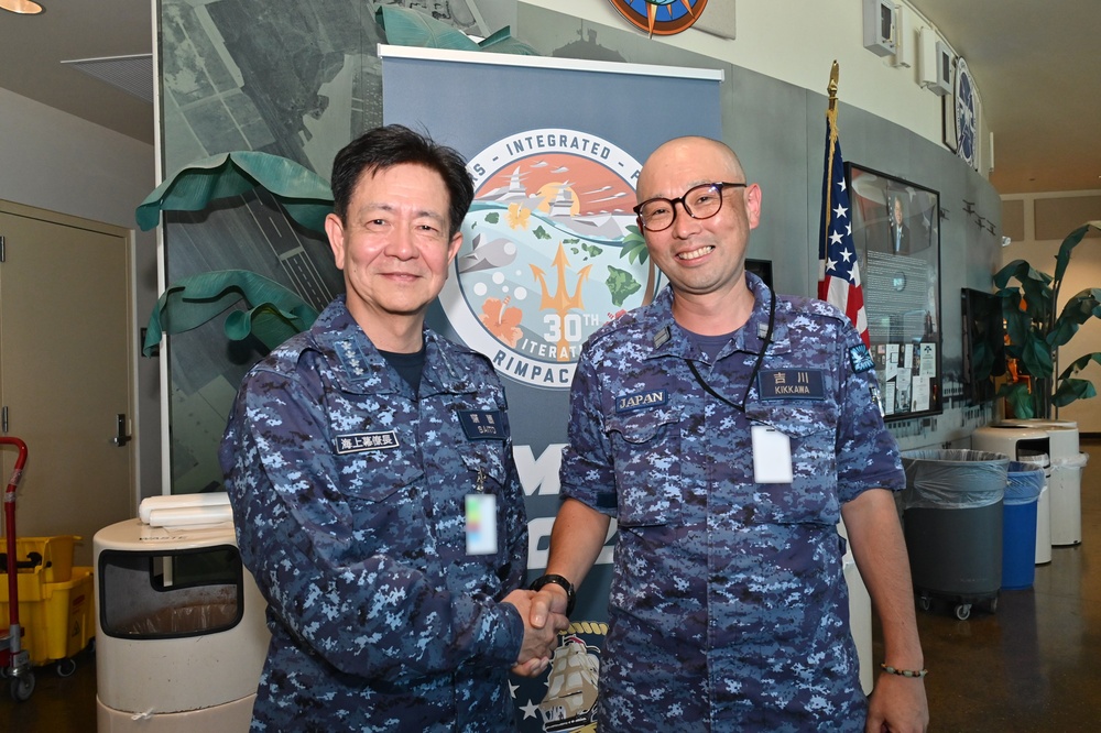 JMSDF chief of staff visits Ford Island during RIMPAC 2026