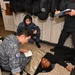JMSDF Medical Personnel Conduct TCCC Training Aboard Canadian ship