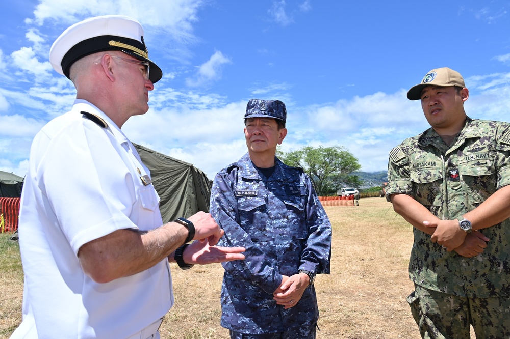JMSDF chief of staff visits Ford Island during RIMPAC 2026