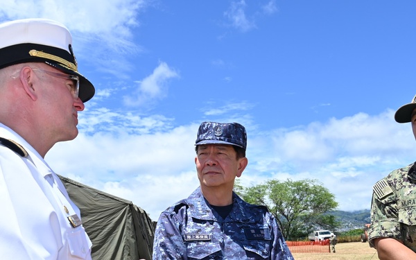 JMSDF chief of staff visits Ford Island during RIMPAC 2026
