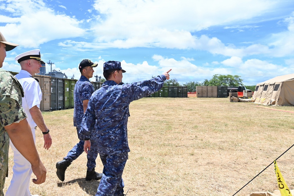 Chief of Staff, JMSDF, Visits Ford Island During RIMPAC 2026