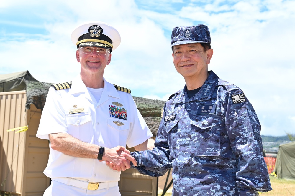 JMSDF chief of staff visits Ford Island during RIMPAC 2026