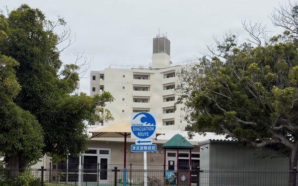 CFAY Tsunami Evacuation Signs