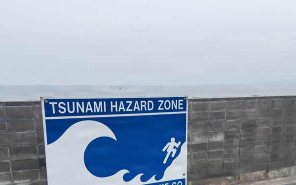 CFAY Tsunami Evacuation Signs