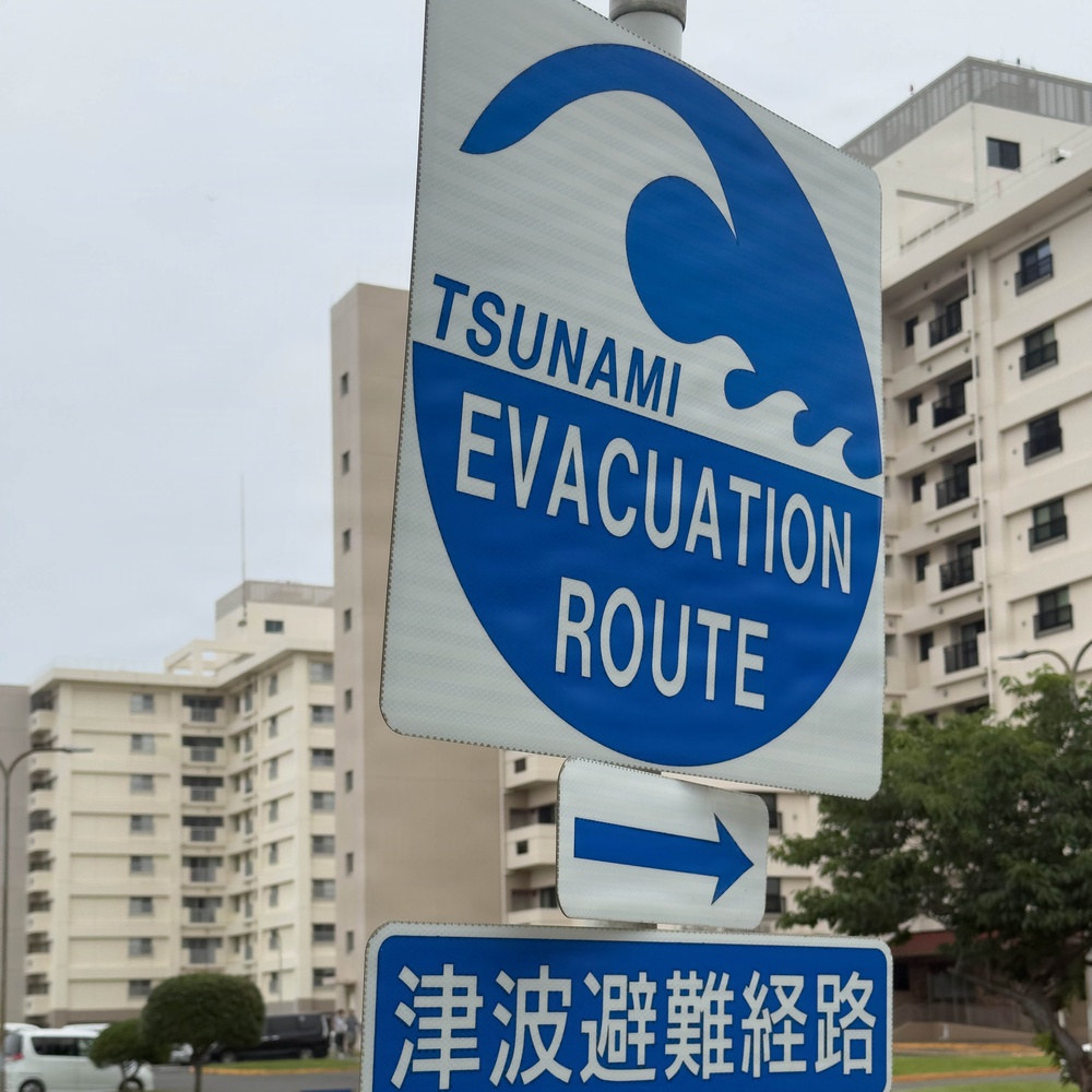 CFAY Tsunami Evacuation Signs