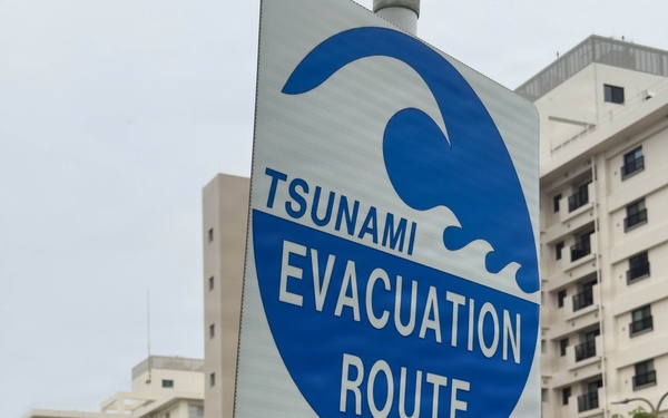 CFAY Tsunami Evacuation Signs