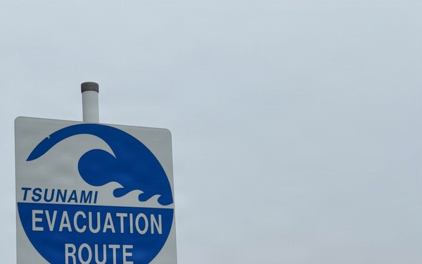 CFAY Tsunami Evacuation Signs