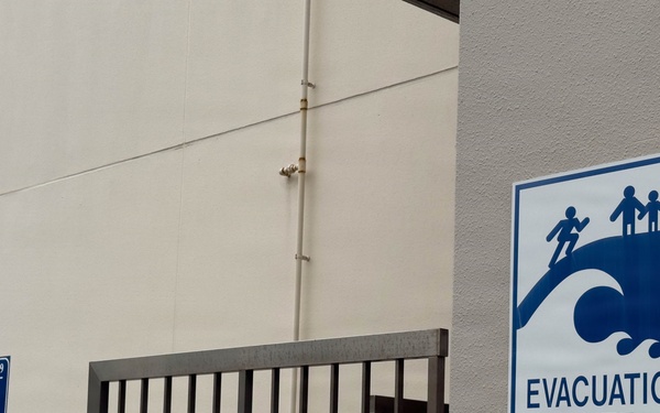 CFAY Tsunami Evacuation Signs