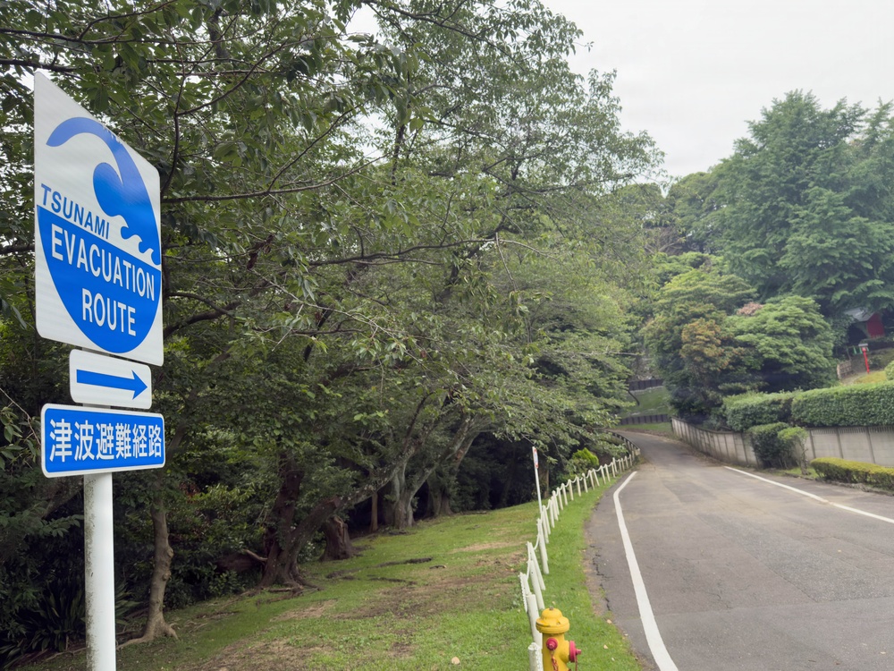 CFAY Tsunami Evacuation Signs