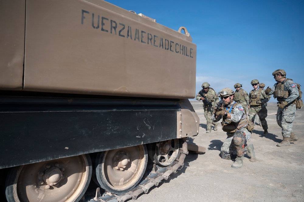 Dust, 50-Cals, Teamwork: Texas ANG, Chilean security forces train together during Salitre 2026