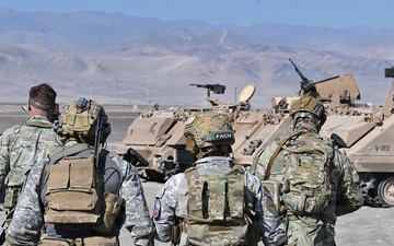 Dust, 50-Cals, Teamwork: Texas ANG, Chilean security forces train together during Salitre 2026