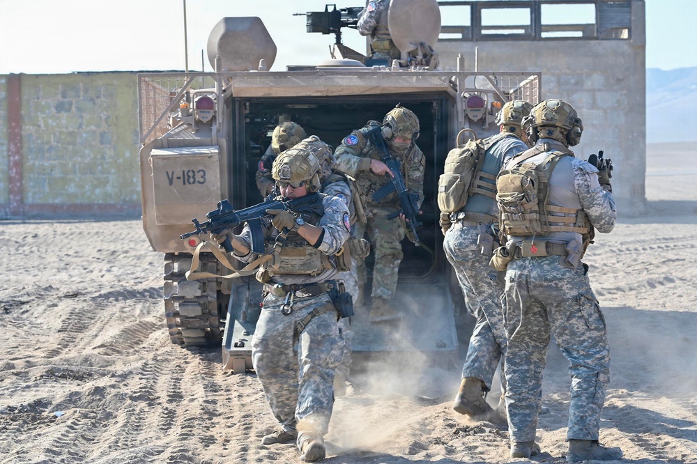 Dust, 50-Cals, Teamwork: Texas ANG, Chilean security forces train together during Salitre 2026