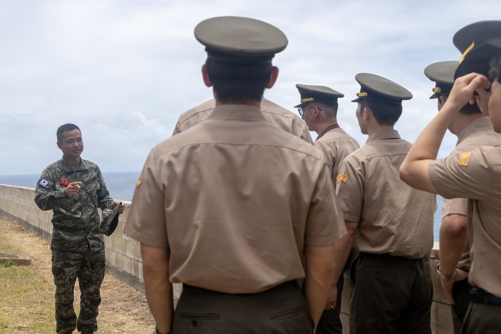 Republic of Korea Officer Candidates Visit MCBH