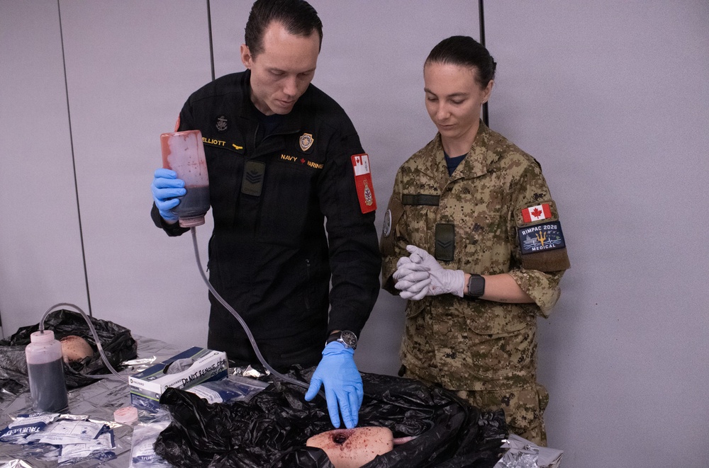 Tactical Combat Casualty Care Training Day 1 RIMPAC 2026