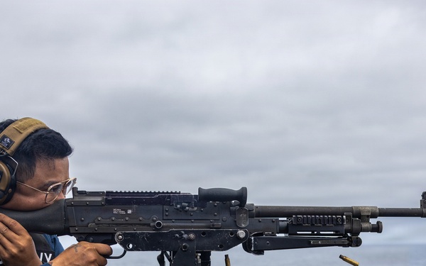USS John Paul Jones (DDG 53) conducts live fire exercise