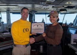 USS George Washington Recognizes Airwing Warfighter of the Week