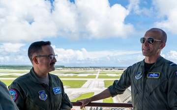 Air Vice Marshal Titheridge tours the Forward Edge