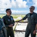 Air Vice Marshal Titheridge tours the Forward Edge