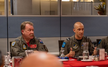 Air Vice Marshal Titheridge tours the Forward Edge