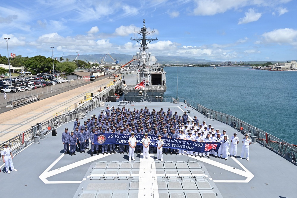 Chief of Staff, JMSDF Visits JS Kongo and Air Squadron 5  During RIMPAC 2026