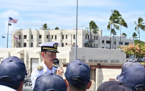 Chief of Staff, JMSDF visits JS Kongo and Air Squadron 5  during RIMPAC 2026