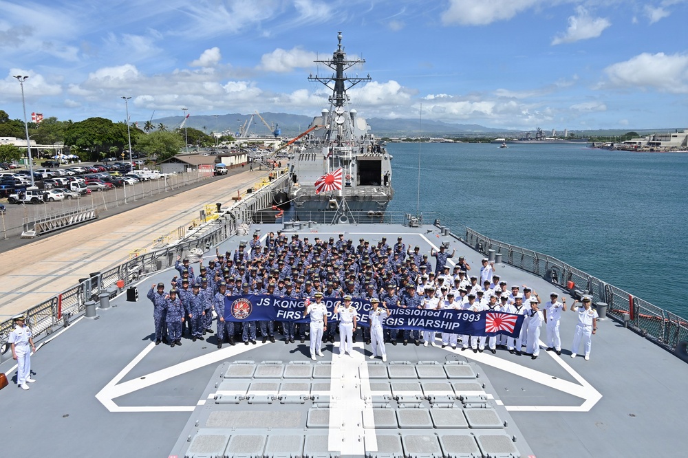 Chief of Staff, JMSDF Visits JS Kongo and Air Squadron 5  During RIMPAC 2026