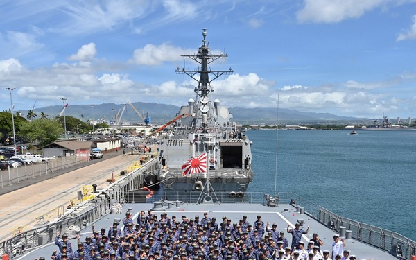 Chief of Staff, JMSDF Visits JS Kongo and Air Squadron 5  During RIMPAC 2026