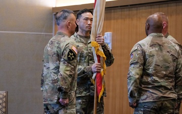 10th Support Group welcomes new commander during change of command ceremony