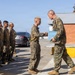 MajGen Jarrard promotes a Marine to NCO