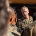 MajGen Jarrard promotes a Marine to NCO